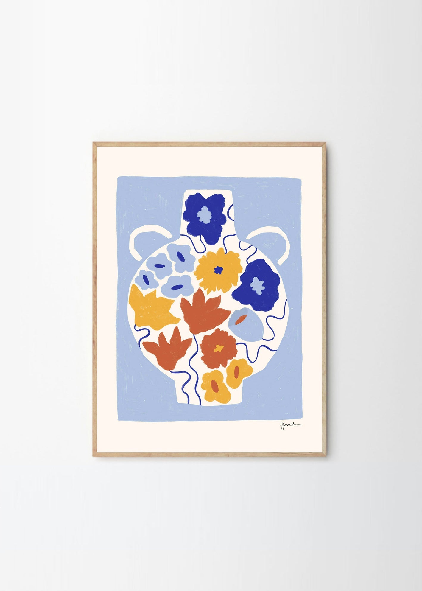 Flower Pot Print by Frankie Penwill The Poster Club