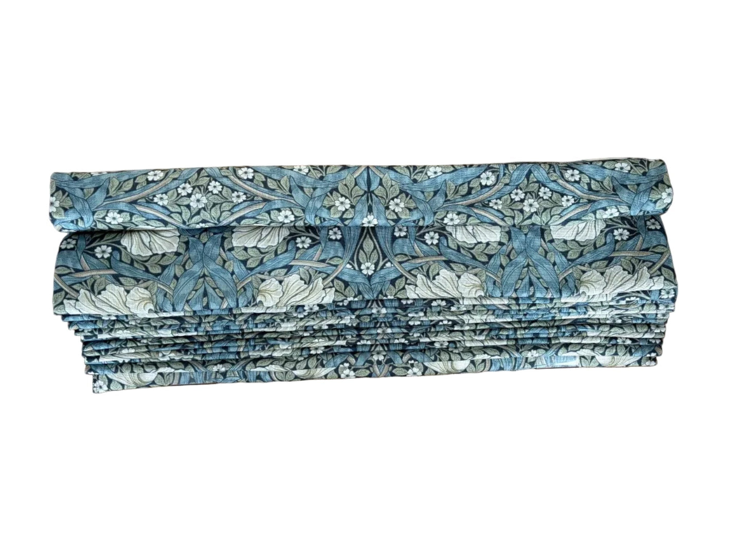 William Morris Pimpernel, Indigo - Roman Blind