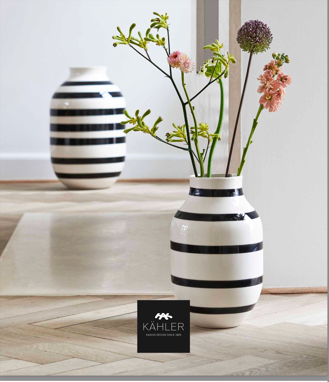 Kähler Omaggio Vase | Stripes