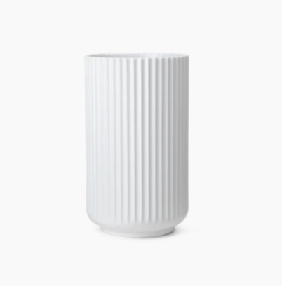 Lyngby Porcelain Vase | White