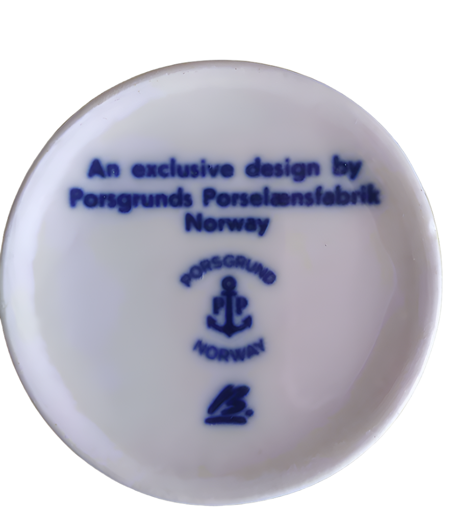 Limited Edition Vintage Norwegian Mug - Porsgrunds Porselen