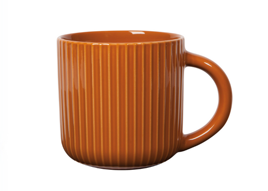 Grand Fluted Mug: Cognac