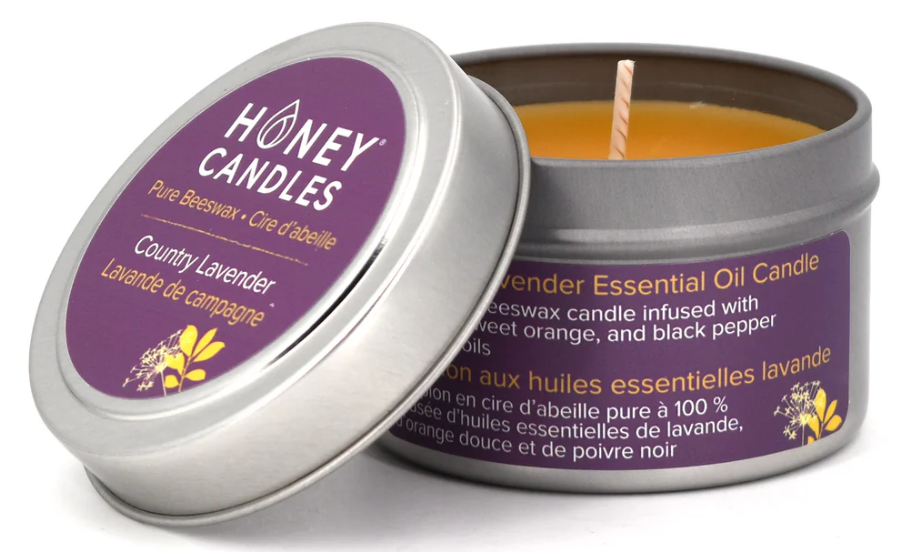 Country Lavender Beeswax Candle