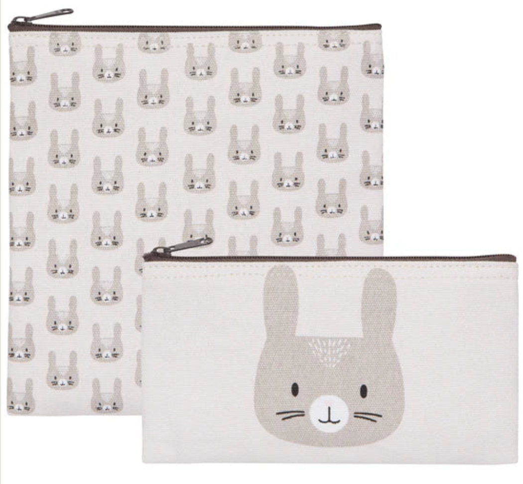 Bunny Snack Bags Set of 2
