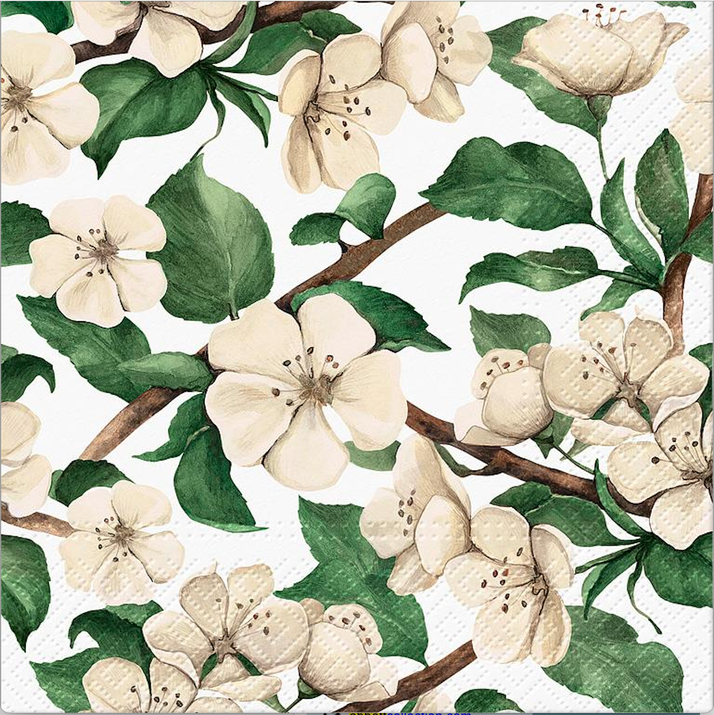 Apple Blossoms Napkins Pack of 20