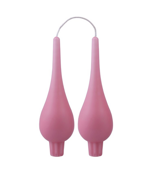 Danish Drop Candle: Rose