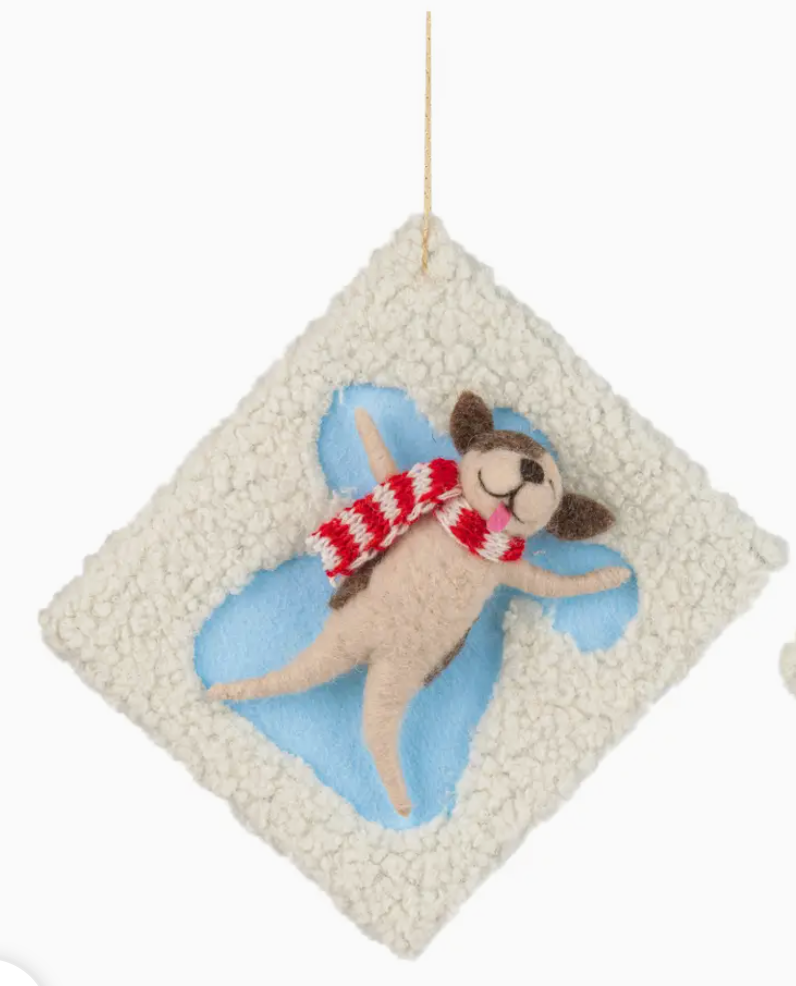 Snow Angel Holiday Ornament