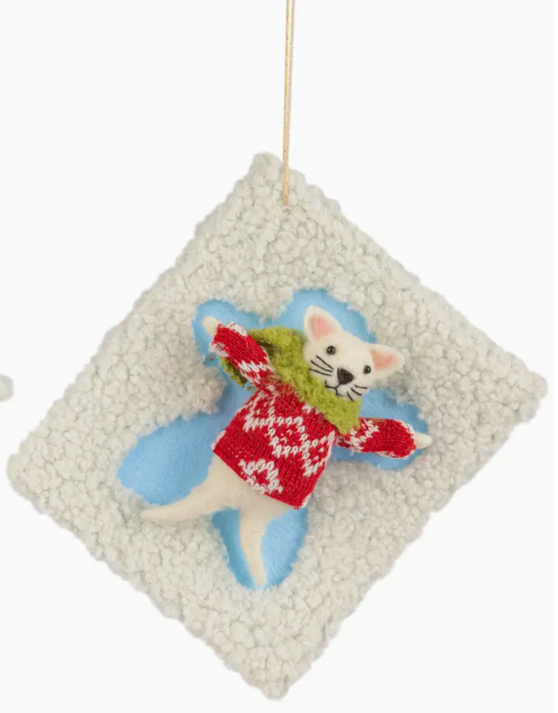 Snow Angel Holiday Ornament